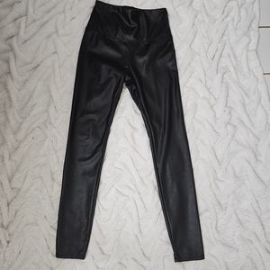 Lysse Faux Leather leggings Black, pleather size XS
